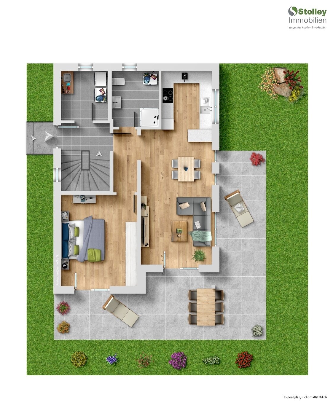 Sonnige Wohnung in Fördenähe - modern, ruhig & mit eigenem Garten