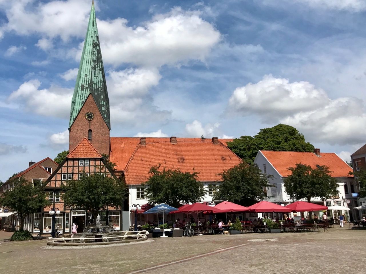 der Eutiner Marktplatz der Eutiner Marktplatz