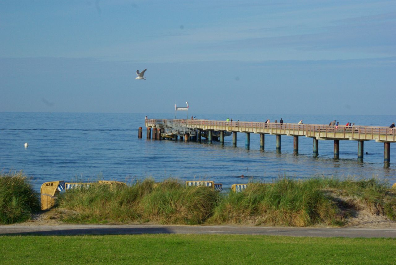 die Seebrücke "vor der Tür"