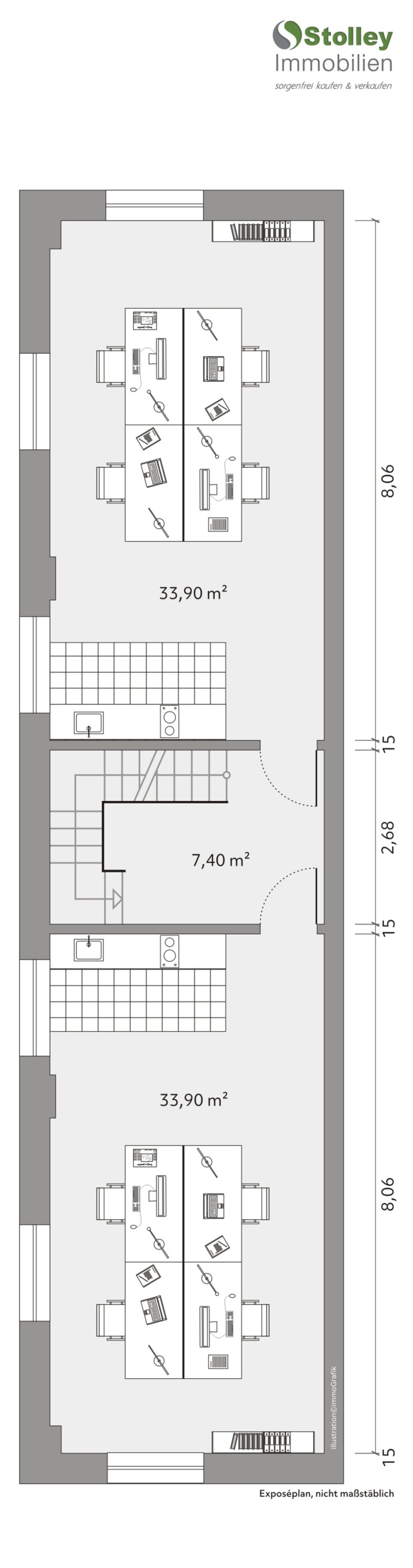 SKIZZE: Grundriss, Obergeschoss