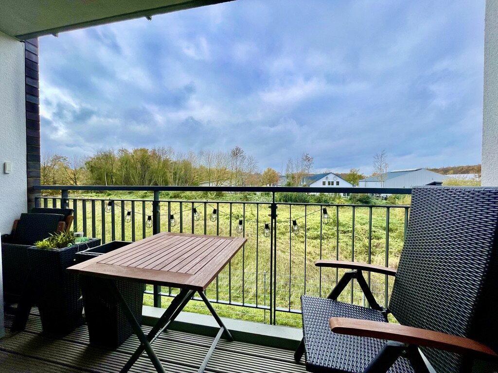 Balkon mit Westausrichtung Balkon mit Westausrichtung