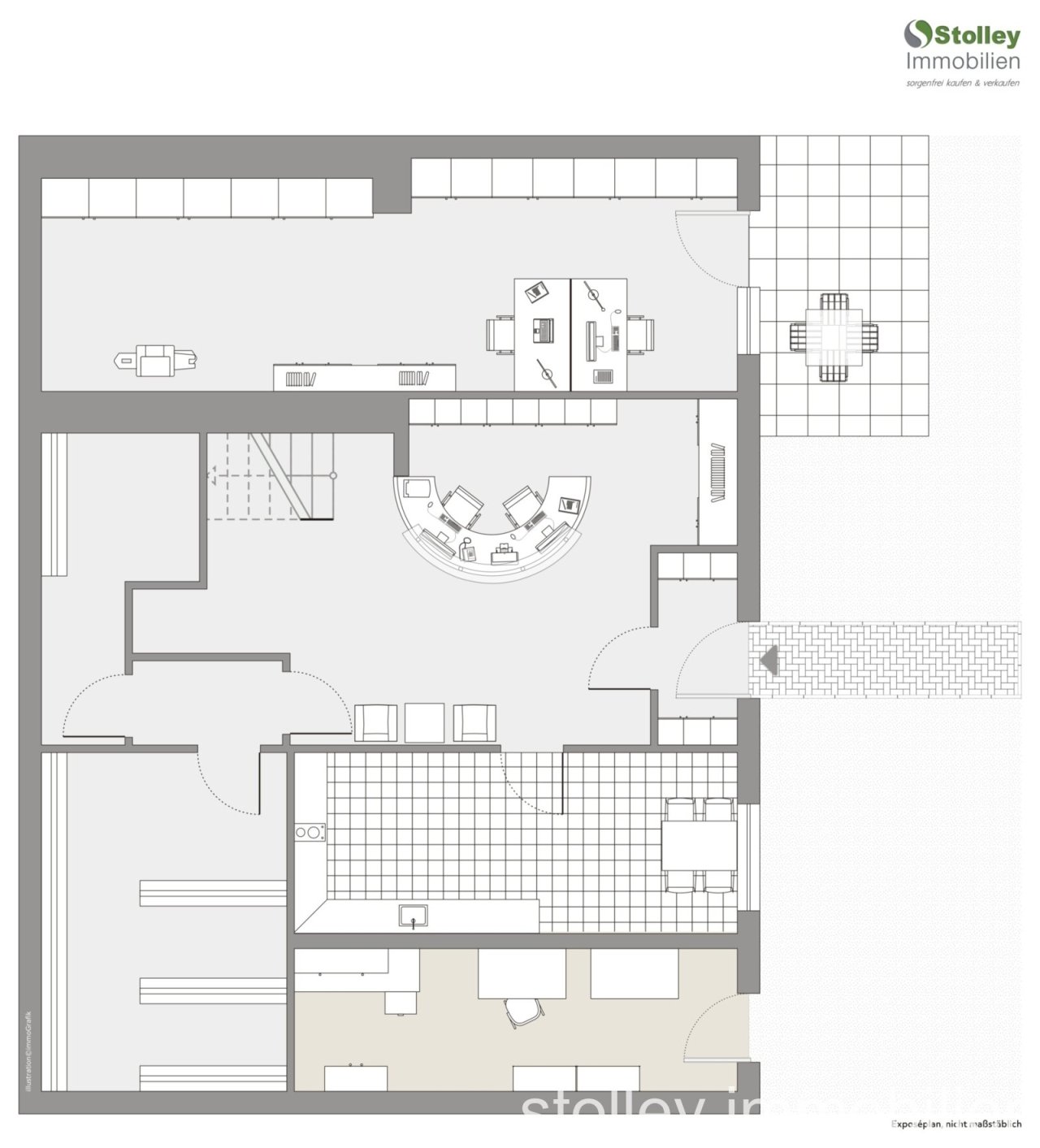 SKIZZE Hinterhaus: Grundriss, Erdgeschoss SKIZZE Hinterhaus: Grundriss, Erdgeschoss
