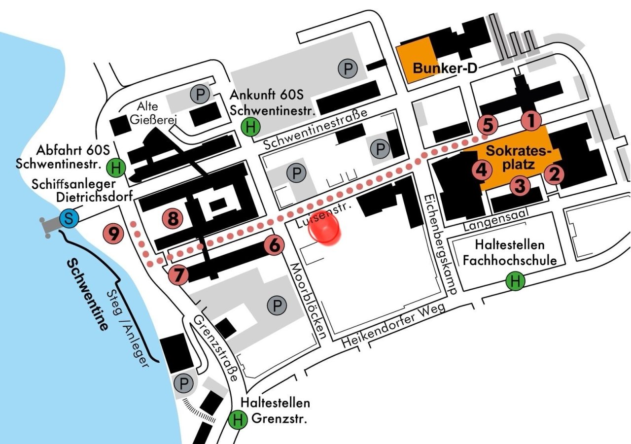 Campusplan Fachhochschule Kiel Campusplan Fachhochschule Kiel