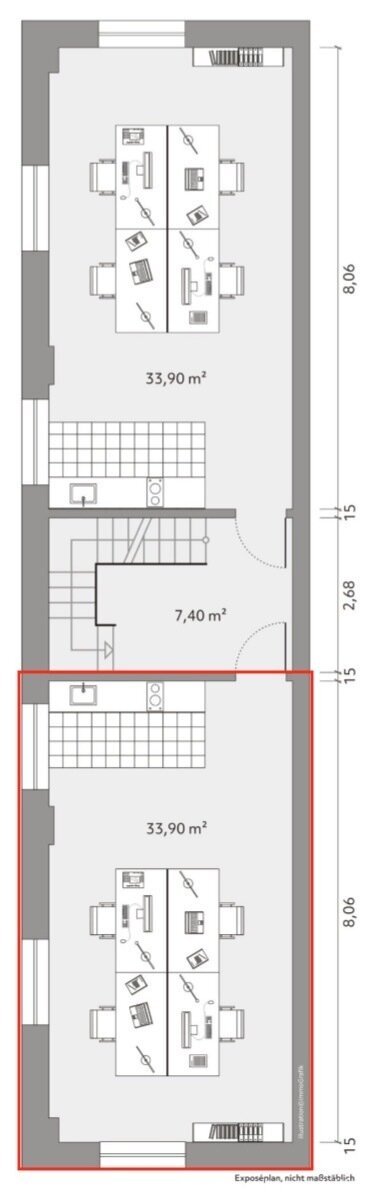 SKIZZE: Grundriss Obergeschoss