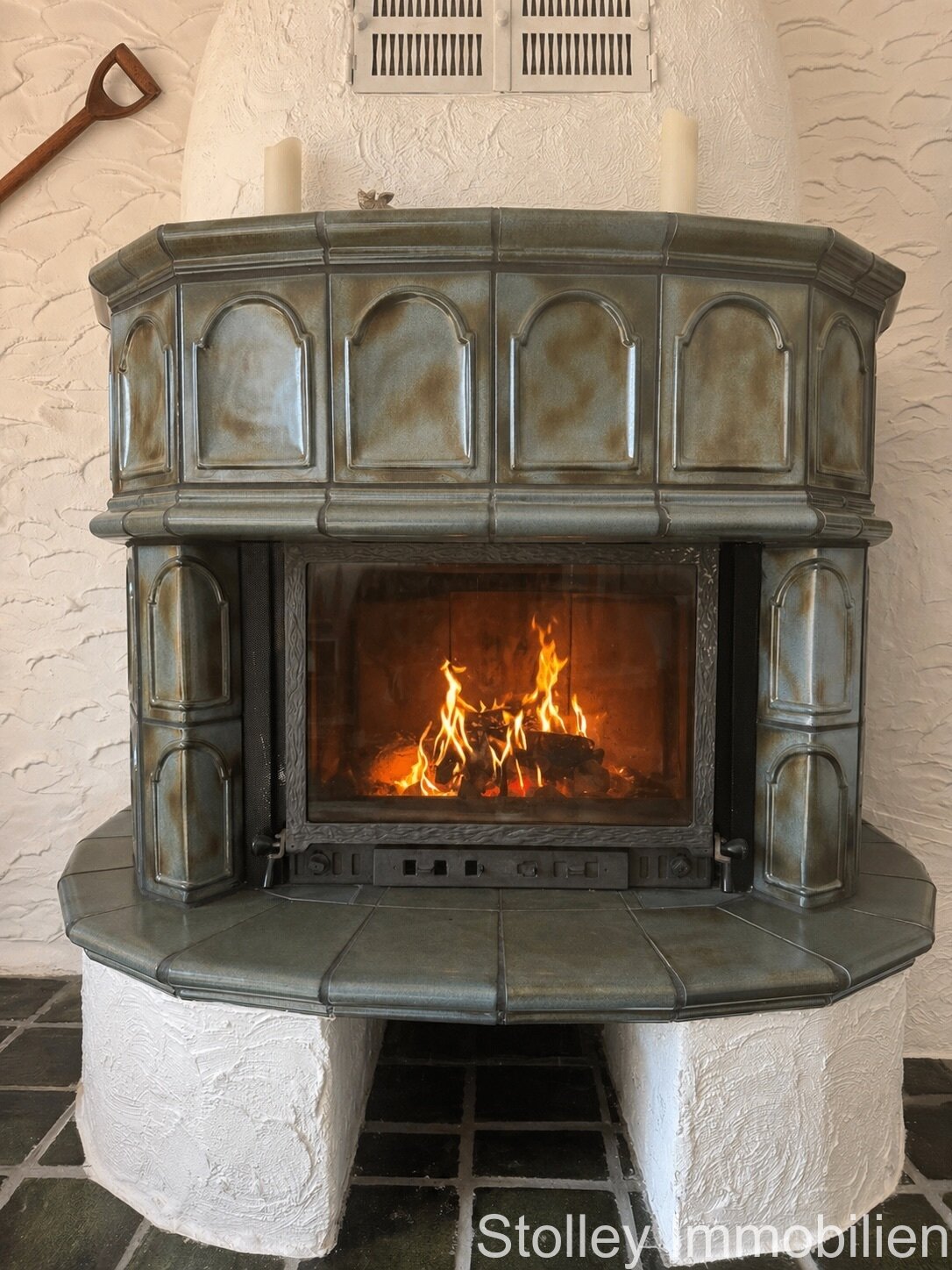 rustikaler Kamin